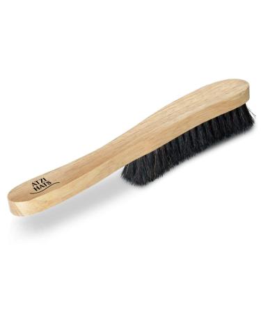Hat Brush Felt Hats Fedora Baseball Cap Western Cowboy Hat Cleaner Lint Remover Clothes Suits Garment Wool Cashmere Furniture Pet Hair Cleaning Kit - 100% Horse Hair Bristle Large Beech Wood Handle Beige