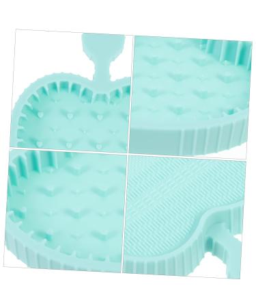 Buy NOLITOY Silicone Makeup Brush Cleaning Pad - Foldable 12x9cm Light Green - Best Beauty Tool for Cleaner Brushes - Buy Online on SooperMarket.com