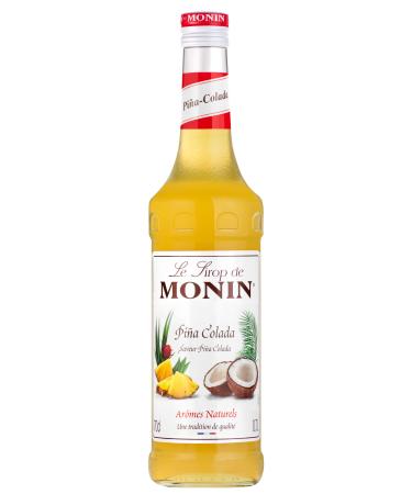 MONIN Premium Pina Colada Syrup 700ml for Cocktails and Mocktails. Vegan-Friendly Allergen-Free 100% Natural Flavours and Colourings. Perfect for Pi a Coladas Pina Colada 700 ml (Pack of 1)