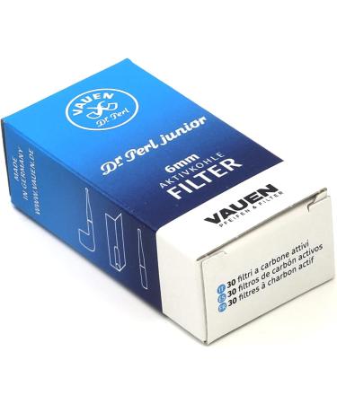 30 filters - Vauen Dr. Perl Junior 6mm activated Charcoal filters - Buy Online on SooperMarket.com