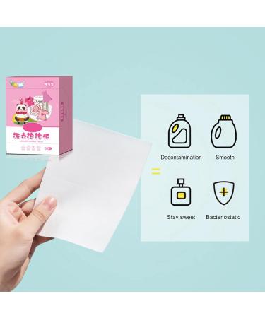 Laundry Sheets 30Loads Fragrance Free Quick Dissolving Compact Size Laundry Paper Pink 1 Pack 1 Pack Pink - Buy Online on SooperMarket.com