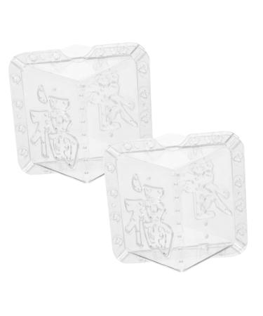 SUPVOX 8 Pcs Square Apple Square Fruit and Vegetable Growing Stereotypes Melon