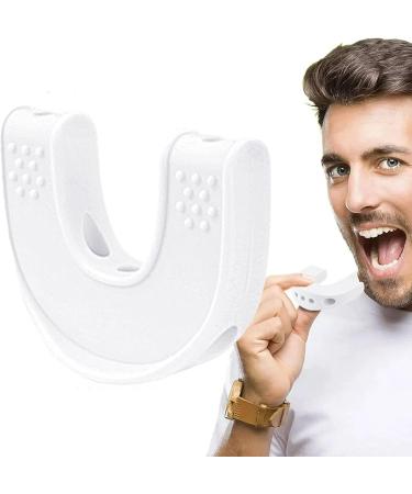 Jaw Exerciser for Men Silicone Double Chin Reducer Jawline Trainer - Compact Jawline Shaper Jaw Sculpting Tool for Women Men White - Buy Online on SooperMarket.com