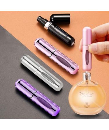 AFEIGE 4 PCS 5ML Perfume Atomisers Refillable Travel Perfume Atomiser Refillable Perfume Travel Bottle for Perfume Aftershave Travel Holiday and Night Out - Buy Online on SooperMarket.com