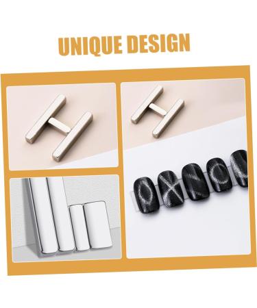 FOYTOKI 4 Sets Magnetic Nail Polish Kit Cat Eye Nail Magnets Magnet for Nails Polish Cat Eye Nail Magnet for Nails Manicure Magnetic Tool Cat Eye Magnets Cat Eye Gel Nail Polish Magnet - Buy Online on SooperMarket.com