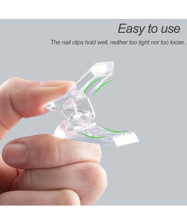 Sularpek 5 Pcs Transparent Nail Clip Polygel Nail Clip Polygel Nail Clamps for Quick Building Gel Nail Tips Clip Plastic Finger Extension UV LED Builder for DIY Manicure Nail Art. - Buy Online on SooperMarket.com