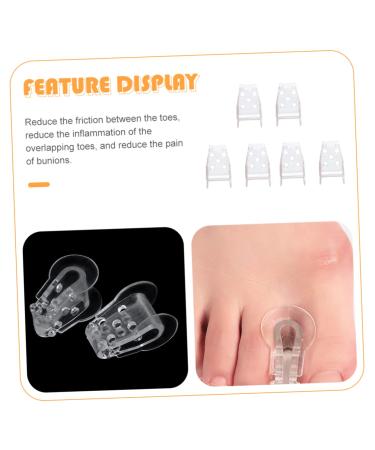 FRCOLOR Nail Tools 3 Pairs - Clip Board & Divider Nursing Care Set for Men - Toe Separator & Foot Valgus Protector - Thumb Splint - Buy Online on SooperMarket.com