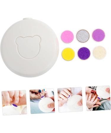 KOMBIUDA 1 Set Nail Care Kit Electric Trimmer Nail Clippers for Nail Care Kit Professional Manicure Kit Professional Pedicure Tools Aldult Abs White Tool Kit 7X7X3CM White - Buy Online on SooperMarket.com