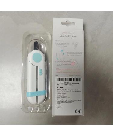 EPROICKS LED Pet Nail Clippers for Small Medium Dogs, Cats, Rabbits, and Guinea Pigs - Anti-Bloodline Cutting Grooming Tool (Blue) - Buy Online on SooperMarket.com