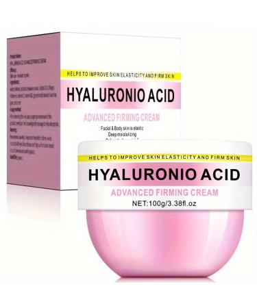 Hyaluronic Acid Moisturizer Hyaluronic Acid Advanced Firming Face Cream Skin Tightening Cream For Body - Day and Night Facial Skin and Body Care Anti-Aging Anti- Wrinkle Cream 3.38 Fl oz