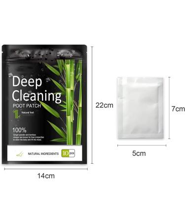 20PCS Premium Deep Cleansing Foot Pads with Bamboo Vinegar and Ginger - Foot Care for Stress Relief and Better Sleep - Buy Online on SooperMarket.com