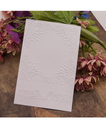 Vine Frame Pattern Plastic Embossing Folder - 4-1/8''x5-13/16'' | Textured Impressions for Paper Crafts, Card Making, Scrapbooking - Buy Online on SooperMarket.com