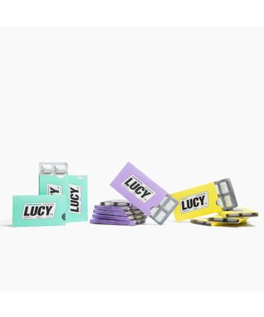 LUCY Nicotine Gum 4mg 30 Count Sample Pack Mint Mango Berry Citrus - Quit Smoking Aid Reduce Withdrawal Symptoms Fight Cravings Discreet 3 Packs ( 10 Counts Each Pack ) - Buy Online on SooperMarket.com