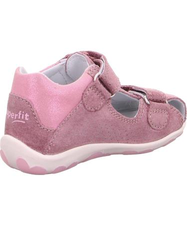 Superfit Girl's Fanni Sandals - Lilac Pink - Size 3 UK Child - Buy Online on SooperMarket.com