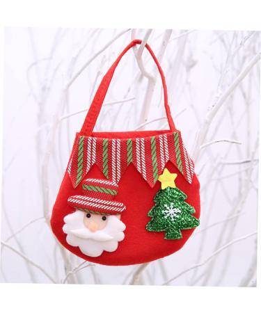 KOMBIUDA Santa Pants Treat Bags 3pcs Christmas Bag Candy Bags Goodie Bag Christmas Candy Bag Cloth Bags Holiday Bag - Buy Online on SooperMarket.com