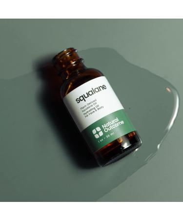 Natural Pure Squalane Oil | 100% Plant Derived for Face, Body, Hair & Lips | Weightless Moisturizer for Firming Skin, Reducing Fine Lines | 1 oz - Buy Online on SooperMarket.com