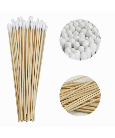 400 Premium Cotton Swabs - 15cm Long Wooden Sticks for Camera Cleaning Makeup Jewelry Polishing | International Shipping Available - Buy Online on SooperMarket.com