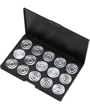 FOYTOKI 3pcs 15 Eyeshadow Palette Travel Makeup Case Empty Cosmetic Case Cosmetic Cases for Traveling Silver - Buy Online on SooperMarket.com