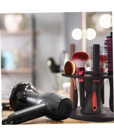 Hair Combs Stand Hair Brush Holder Hair Salon Comb Cosmetic Brush Holder for Salon Barber Shop Black - Buy Online on SooperMarket.com