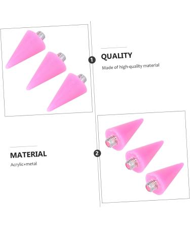 Healeved 6 Pcs Wax Head Rhinestone Dotting Pen Tips Nail Picker Replacement Tips Rhinestones Picker Tips Point Drill Pen Tip Rhinestone Picker Head Manicure Tools Nail Art Tool Pink Acrylic - Buy Online on SooperMarket.com