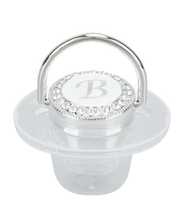 Silicone Baby Pacifier for Toddlers 6-18 Months | Letter B - Safe & Comfortable Soothing Solution - Buy Online on SooperMarket.com