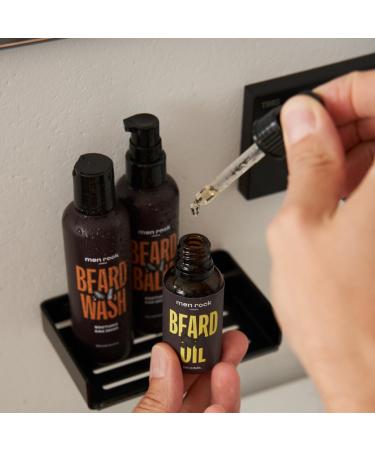 Men Rock Soothing Beard Shampoo 100ml - Soft Moisturising Formula Relieves Itching & Dandruff Oakmoss Fragrance International Shipping Available - Buy Online on SooperMarket.com