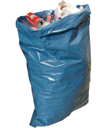Hossis Wholesale 120L Blue Garbage Bags - Tear-Resistant 39my 25-Pack for Home Garden & Catering Waste - Buy Online on SooperMarket.com