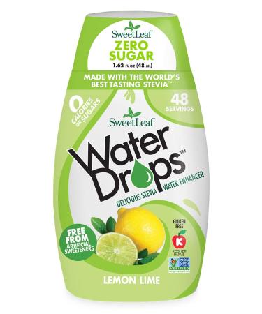 SweetLeaf WaterDrops, Lemon Lime, 1.62 Fl Oz (Pack of 1) Lemon Lime 1.62 Fl Oz (Pack of 1)
