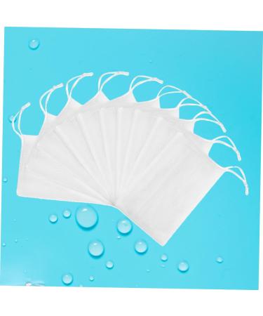 NOLITOY 20pcs Foaming Mesh Soap Saver Pouch - Quick Dry & Efficient Soap Usage - White Bath Ball Holder 15x9cm - Buy Online on SooperMarket.com