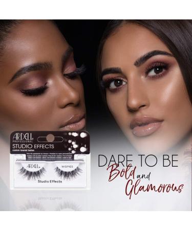 Ardell Studio Effects Wispies Black 4 Pack - 4 Pairs of Dramatic False Eyelashes - Buy Online on SooperMarket.com