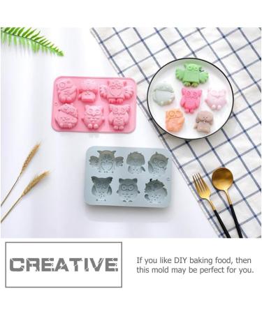 Alipis 2 Pcs Baking Cake Mold Roasting Pan Baking Pans Ice Cube Lollipop Molds Silicone Mold Tool Household 19.9x13.8cm Blue - Buy Online on SooperMarket.com