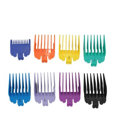 Hair Clippers Guide Combs Cutting Guides 10 Different Sizes Easy to Install and Remove Suitable for Salon Barber