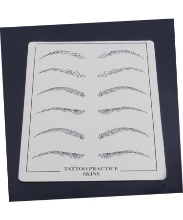 Angoily 6 Pcs Eyebrow Practice Skin Eyebrow Microblading Skin Eyebrow Training Skin Set - Buy Online on SooperMarket.com