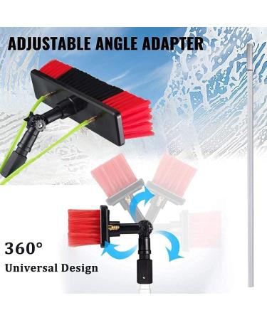 Photovoltaic Panel Cleaning Window Clean 3-12M Water Fed Telescopic Brush Extendable Cleaner Conservatory Roof Cleaning Tools Pole/6M Rod 35cm Brush Head 5M/17FT - Buy Online on SooperMarket.com
