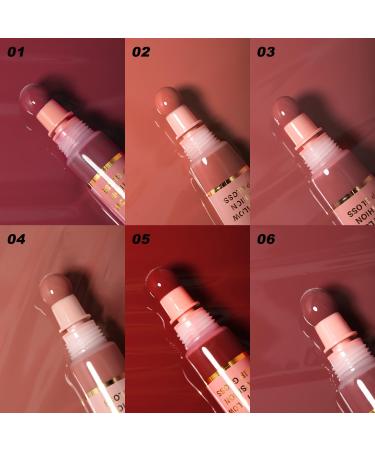 YOUNG VISION Hydrating Liquid Lipstick & Gloss Tint - Oil Infused Versatile Nude to Red Shades Cushion Applicators - Labial Liquido & Brillo Labial 03 - Sunset Glow | International Shipping Available - Buy Online on SooperMarket.com