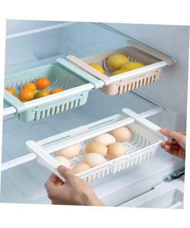 Zerodeko 6 Pcs Hanging Container Basket Fridge Tidy Boxes Food Drain Storage Crisper Drainage Tank Fruit - Buy Online on SooperMarket.com