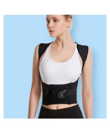 DFHBFG Adult Male Female Students Teenagers Hunchback Correction Back Correction Belt(Size:Large) Large B