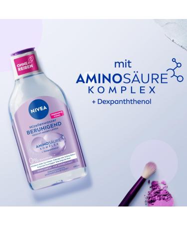 Nivea Calming Micelle Water 400ml | Sensitive Skin Facial Toner | Perfume-Free & Moisturizing Micelle Cleanser - Buy Online on SooperMarket.com