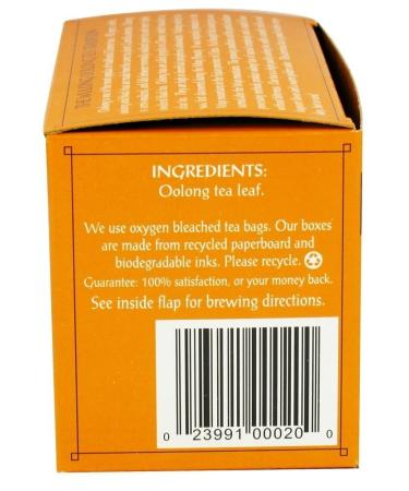 Triple Leaf Tea - Oolong Tea Bags Wulong Tea Semi-Oxidized 20 Tea Bags - Buy Online on SooperMarket.com