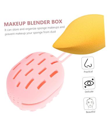 Angoily Box Beauty Egg Storage Bag - Pink Sponge Egg Tray for Travel 7.8x6cm | International Shipping - Buy Online on SooperMarket.com