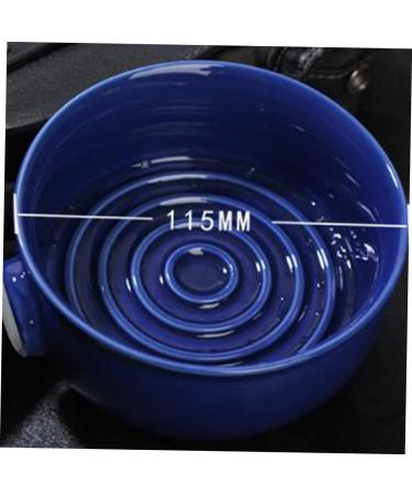 Angoily Shaving Bowl Set for Men - 2 Ceramic Soap Shells 11.5x11.5cm - Perfect for Shaving Foam & Brush - International Shipping Available - Buy Online on SooperMarket.com