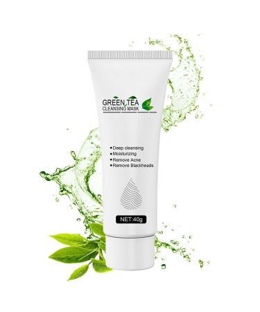 TBeautfave Peel Off Face Masks Green Tea Deep Cleanse Mask Whitehead Remover Mask Nose Pore Strips Acne Removing Purifying Deep Cleansing Pore Pores Shrinking Moisturising