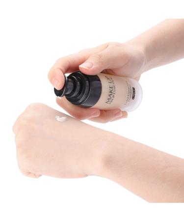 Smooth Makeup Base Liquid Foundation - Concealer Sun Block Cream - Full Coverage Matte Wear (3 Colors) - Buy Online on SooperMarket.com