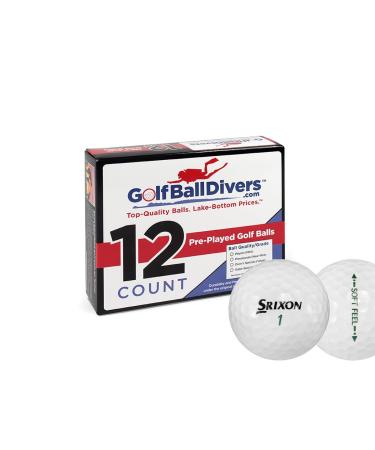 Srixon Soft Feel-Near Mint AAAA Grade-Recycled Used Golf BALLS-24 PK