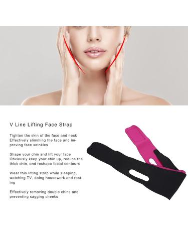 4 Pack Reusable V Line Mask Face Lifting Bandage Face Slimming Belt Double Chin Reduction Mask V Shaped Slimming Face Mask - Buy Online on SooperMarket.com