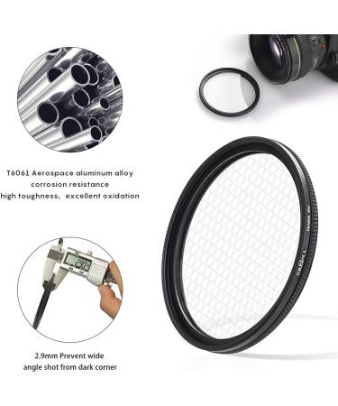 58mm Star Filter GREEN.L 2nd Gen Slim Variable Starburst Filter - 4/6/8 Points + Cleaning Cloth & 2 Slot Filter Pouch - Buy Online on SooperMarket.com