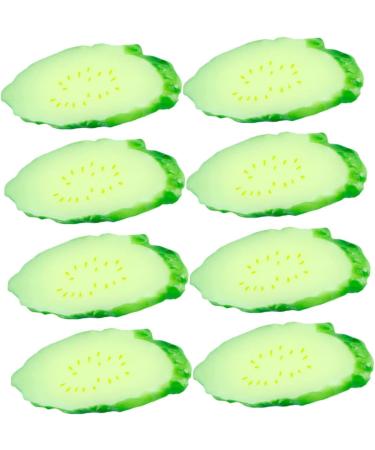 Alipis 40 Pcs Simulation Cucumber Slice Fake Vegetable Decorations Kids Artificial Lemons Lifelike Photo Props Kid Toy Greenery Decor Green Decorations Models Basket Pvc Child Food Play - Buy Online on SooperMarket.com