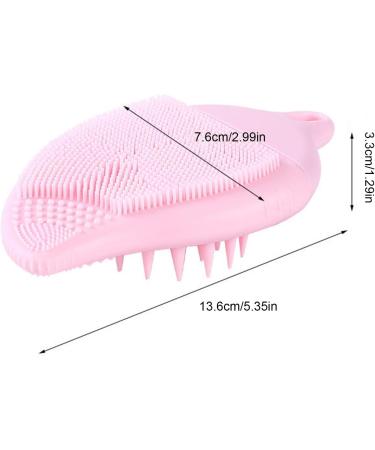 Face Wash Scrubber | Double Side Silicone Face Scrub Brush Manual Skin Care Scalp Brush Multi-Use Handheld Scrubber Solid Powder - Buy Online on SooperMarket.com