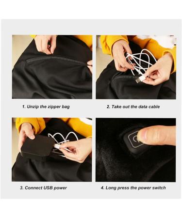 Buy Electric Heating Scarf - Soft Plush with 3 Gears Temperature Adjustment | Perfect Heating Blanket & Mat for Shoulders - International Shipping Available - Buy Online on SooperMarket.com