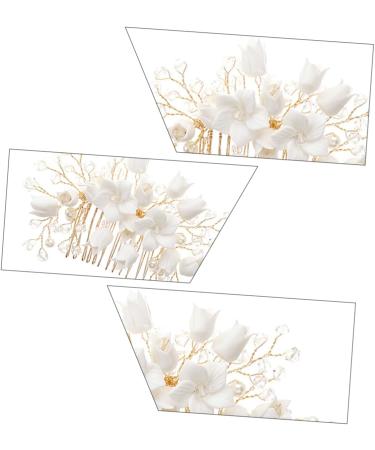 Mikinona Bridal Hair Comb Bridal Headpieces Bridal Hair Accessories Wedding Headpiece Hair Accessories for Women Wedding Hair Comb Flower Hair Accessories Headpiece for Women Comb Headpiece - Buy Online on SooperMarket.com